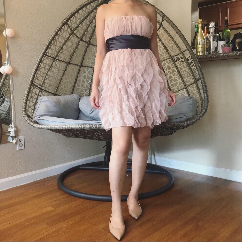 🔥Jump girl Strapless Mini Dress - Pink